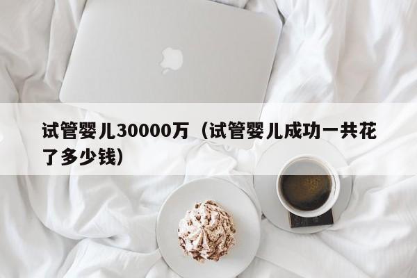 试管婴儿30000万（试管婴儿成功一共花了多少钱）